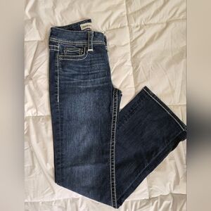 BKE Women's Dark Blue Boot Cut Jeans